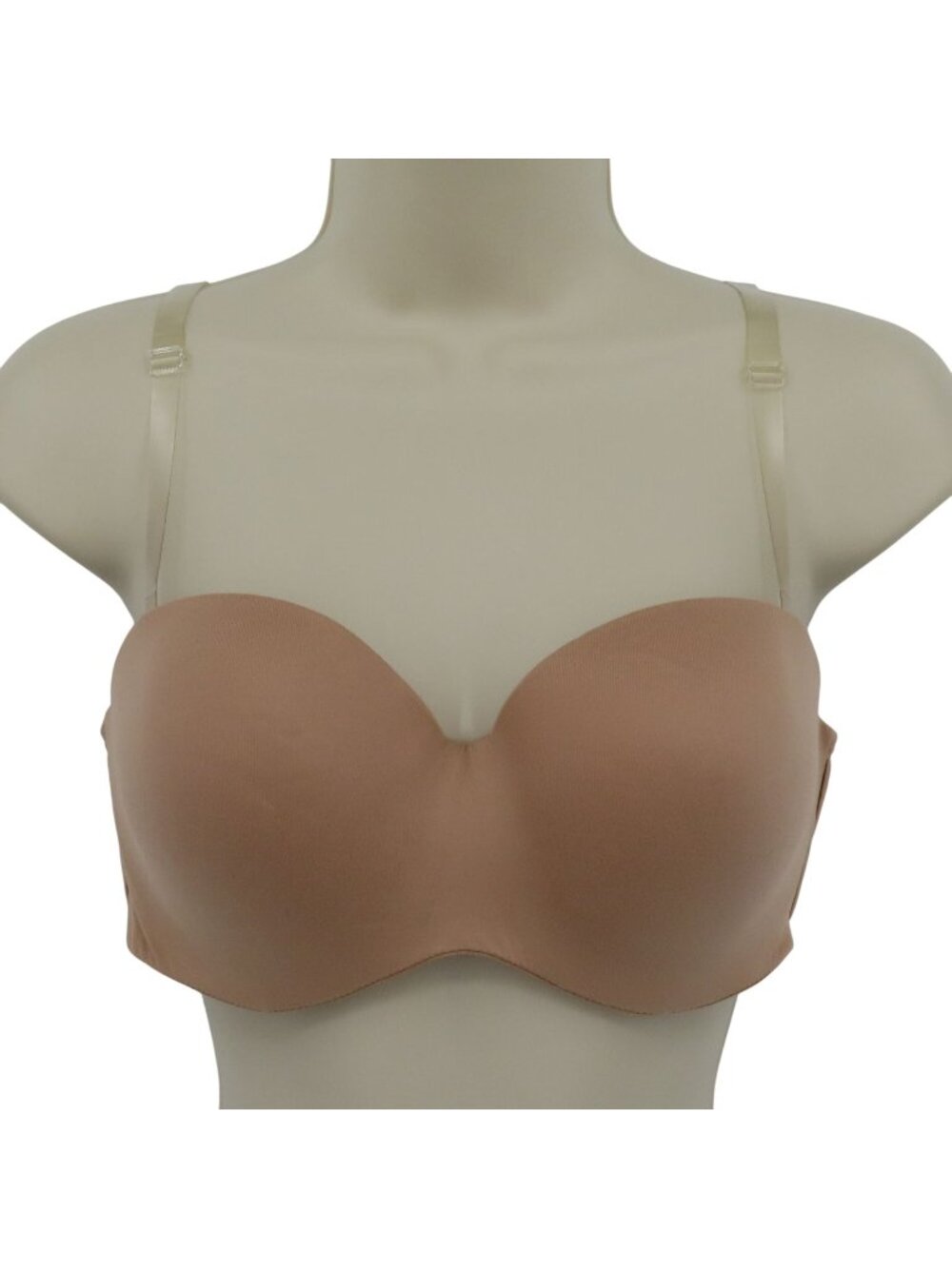 Victorias Secret 32DD Body Victoria Lined Strapless Beige Underwire Bra Women